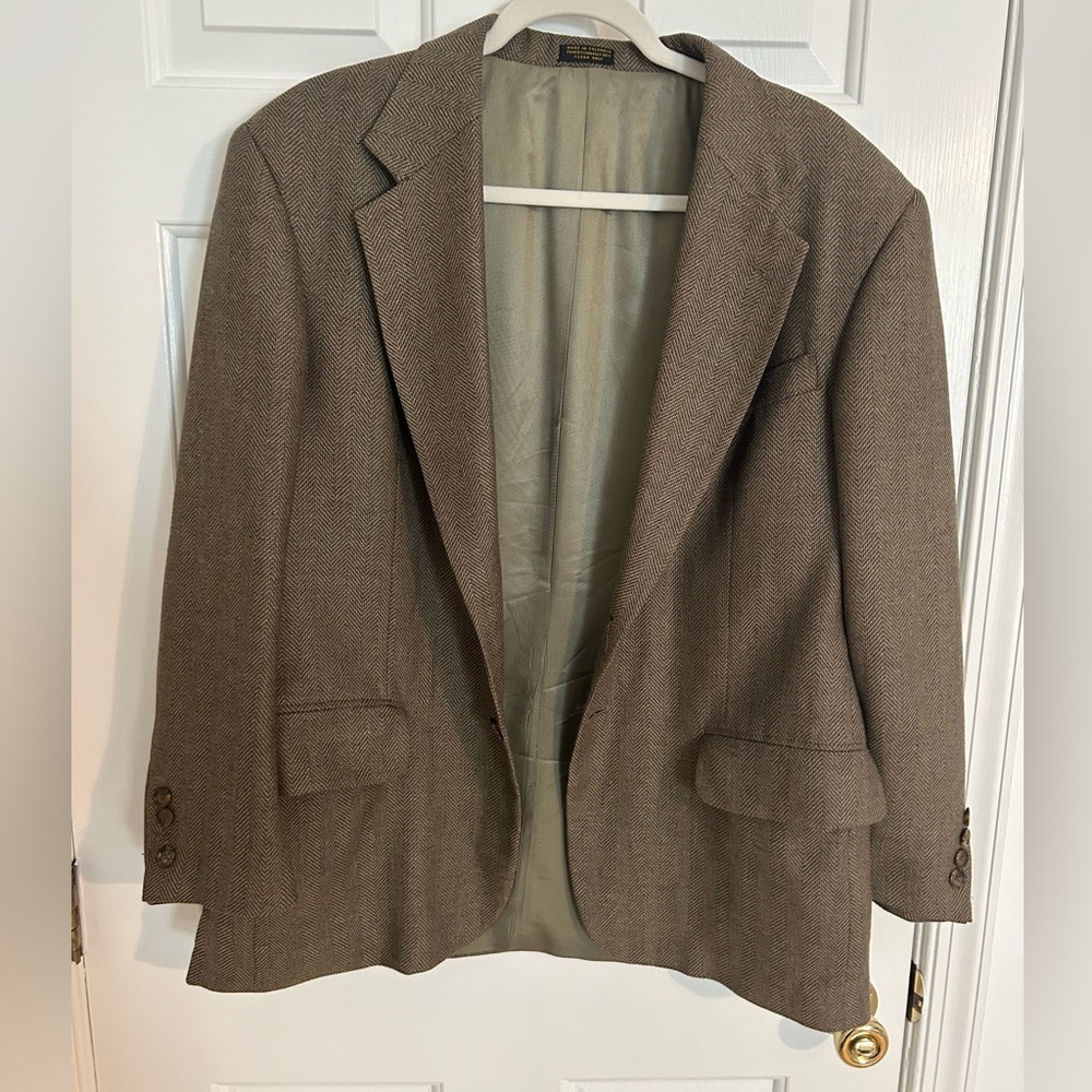 Oscar De La Renta men’s silk blend sports jacket size 40S